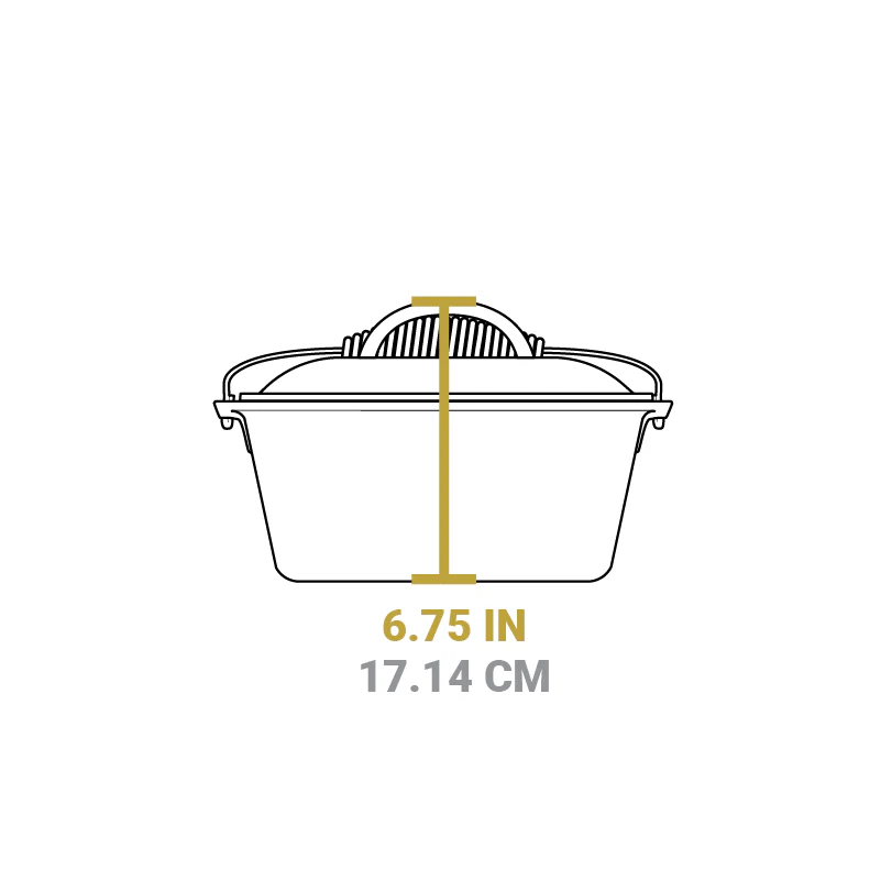 lodge 9- quart cast iron Dutch Oven - Simple Life Amish Store