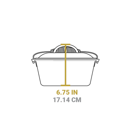 lodge 9- quart cast iron Dutch Oven - Simple Life Amish Store