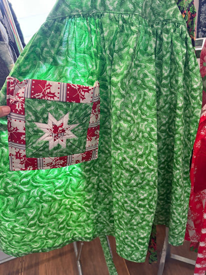 Amish made Quilted Christmas Aprons