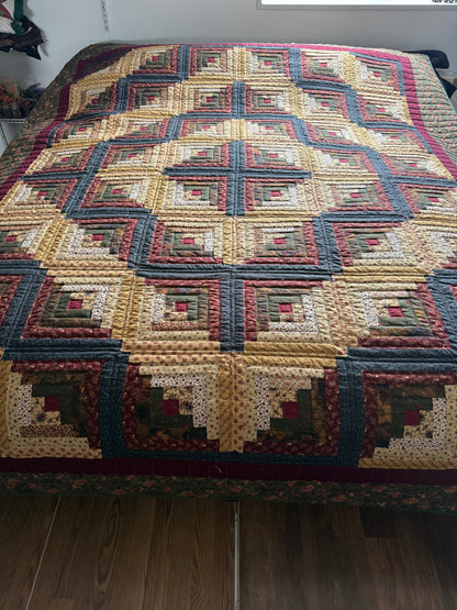 Amish Quilt ( Log Cabin) - Simple Life Amish Store