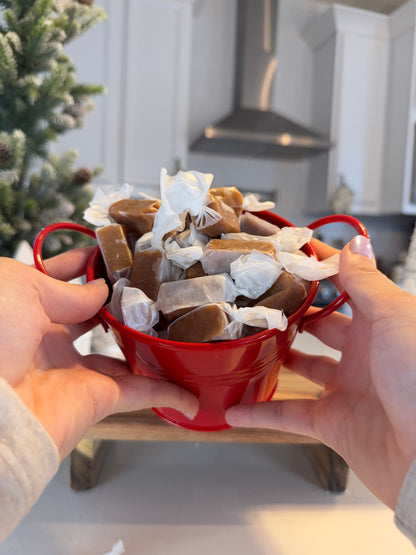 Byler’s Butter Caramels Christmas Bucket!