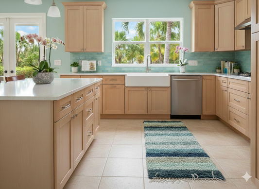 Amish made hand loomed rugs (five foot runner) - Simple Life Amish Store