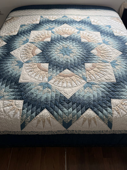 Amish Quilt (Mariner’s Star) - Simple Life Amish Store