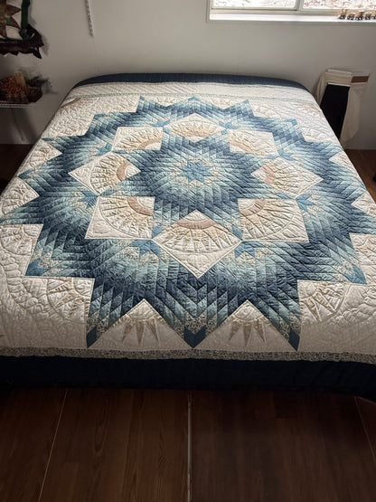 Amish Quilt (Mariner’s Star) - Simple Life Amish Store