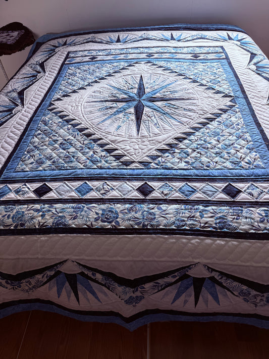 Amish Quilt (Mariner’s Compass) - Simple Life Amish Store