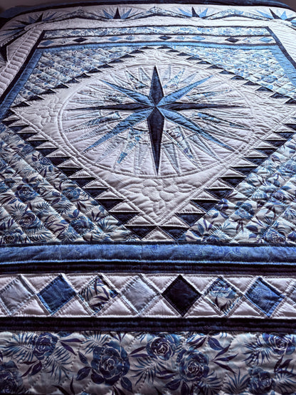 Amish Quilt (Mariner’s Compass) - Simple Life Amish Store
