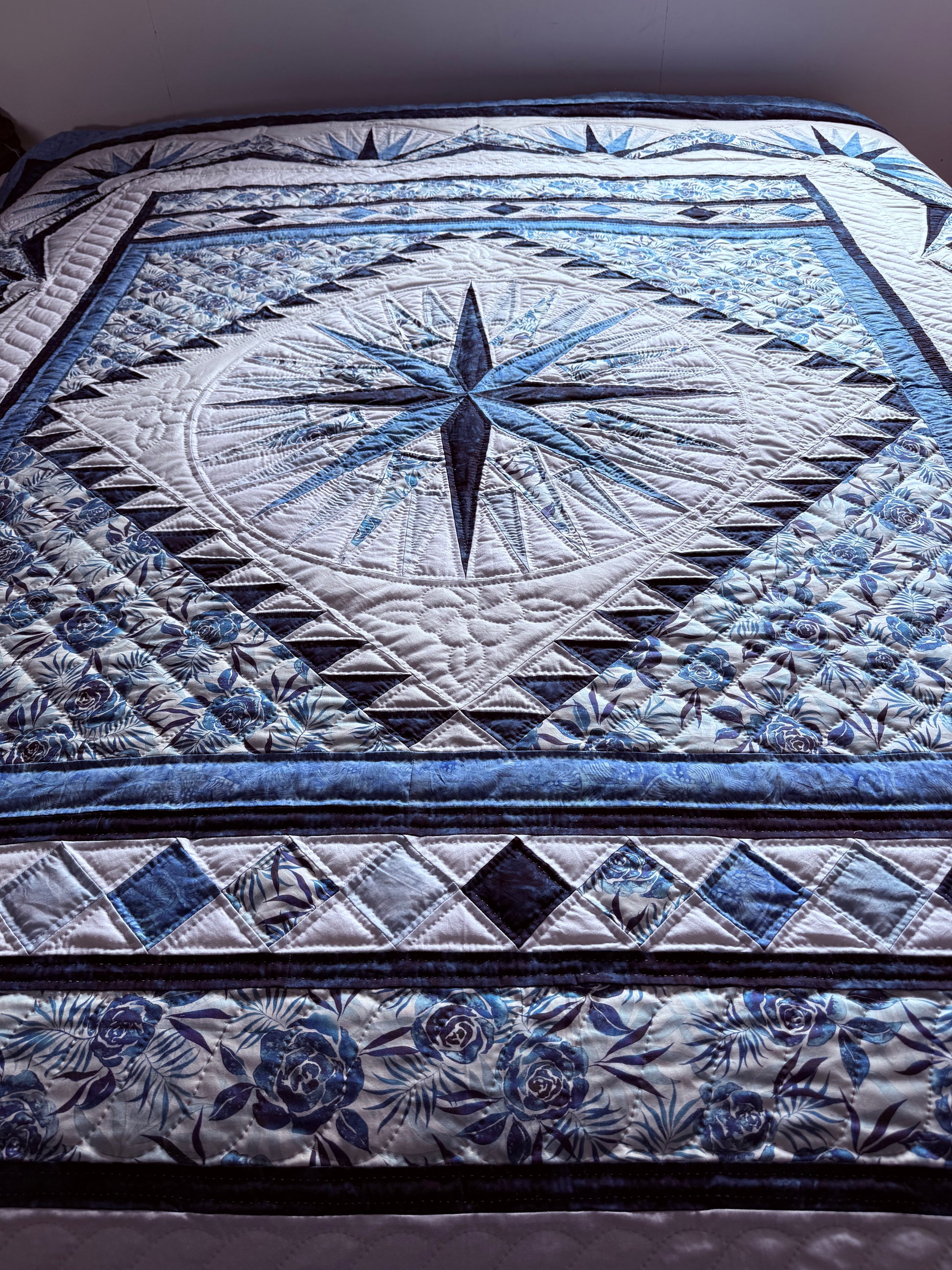 Amish Quilt (Mariner’s Compass) - Simple Life Amish Store