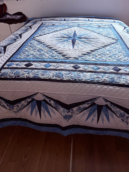 Amish Quilt (Mariner’s Compass) - Simple Life Amish Store