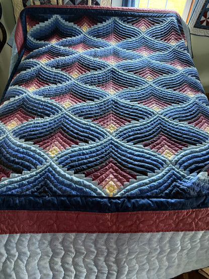 Amish Quilt (Mountain Echo -traditional Amish colors
