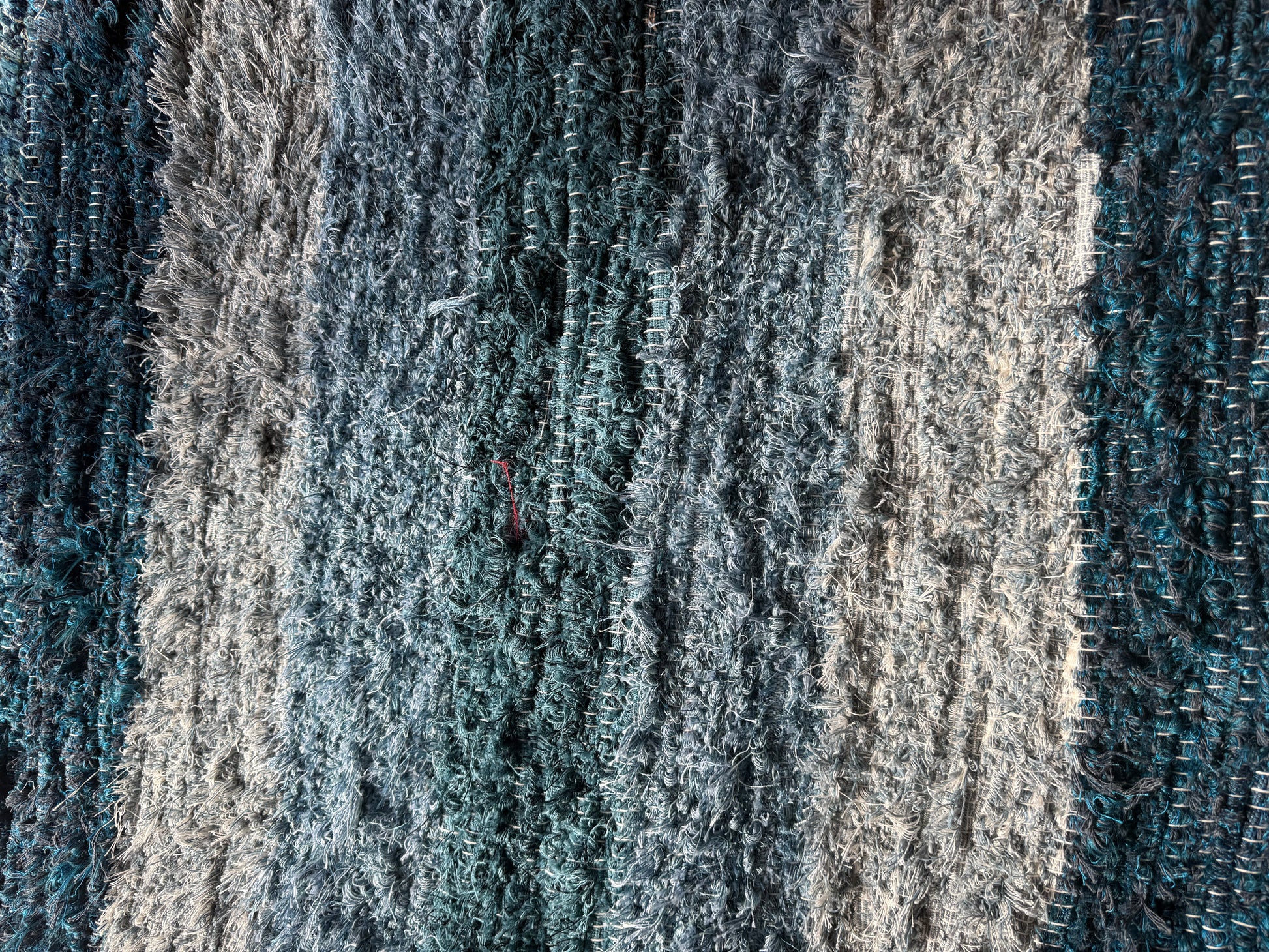 Amish Made Woven Rugs (grey, blue, turquoise) (26” x 44”) - Simple Life Amish Store