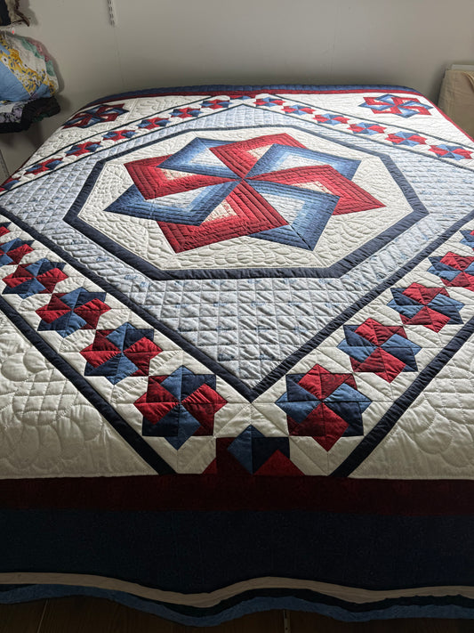 Amish Quilt (Spinning Star)