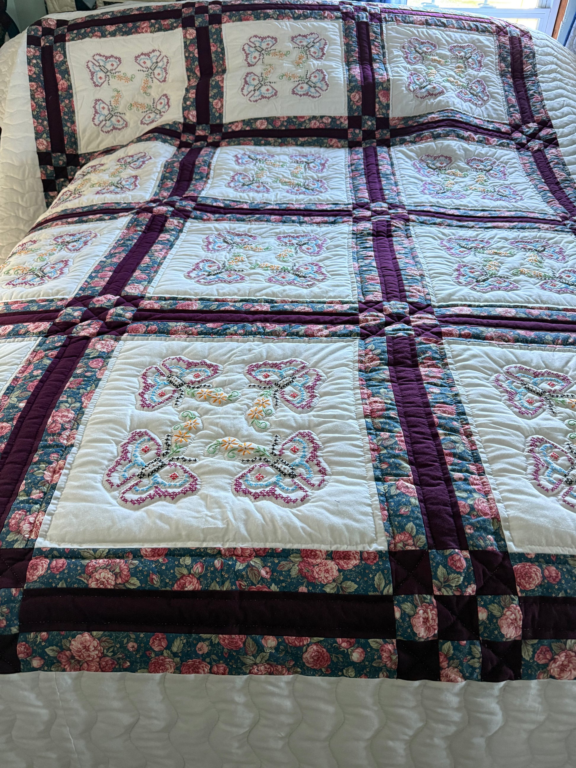 Amish Quilt (Cross Stitch w/ butterflies) - Simple Life Amish Store