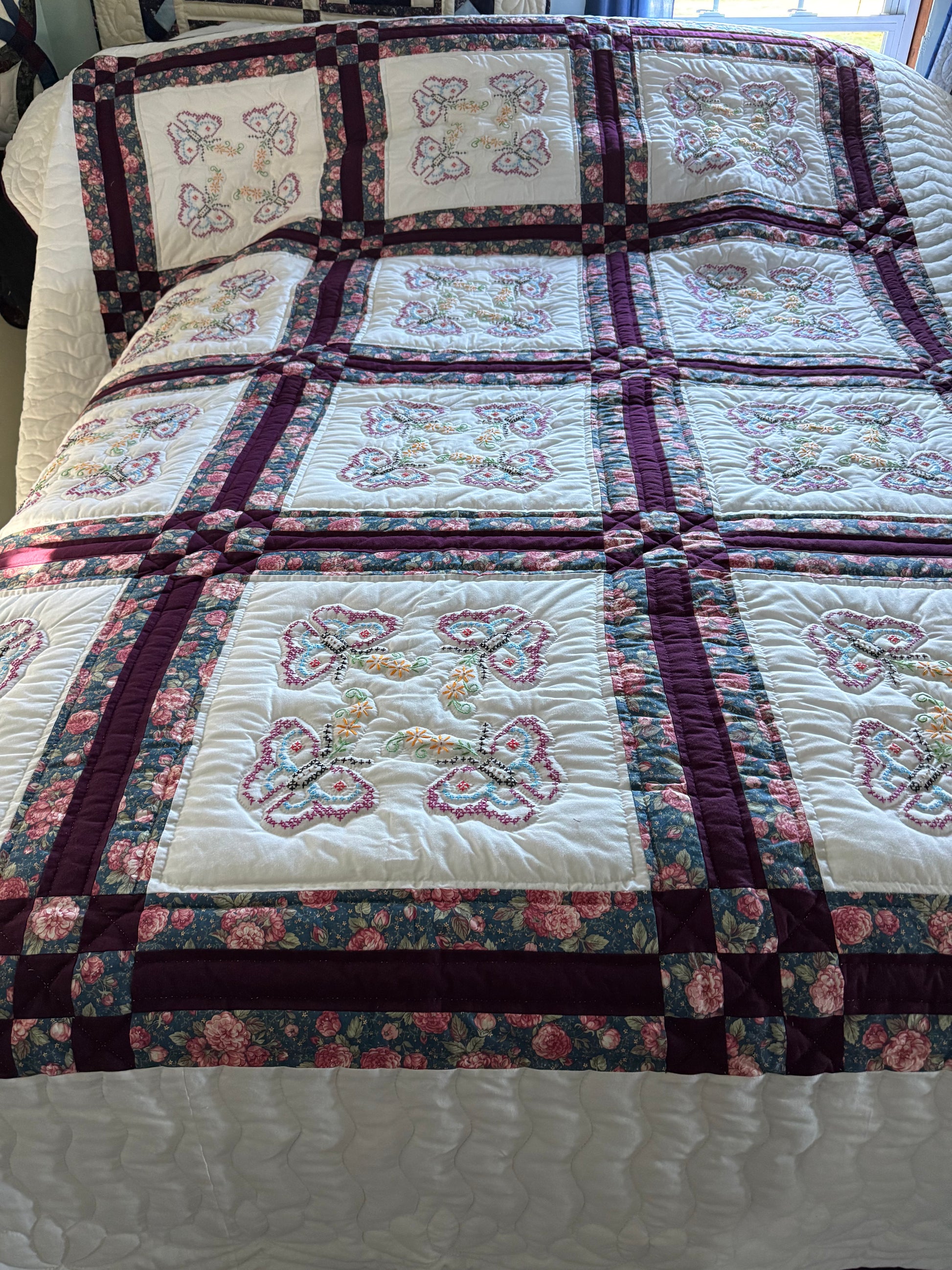Amish Quilt (Cross Stitch w/ butterflies) - Simple Life Amish Store