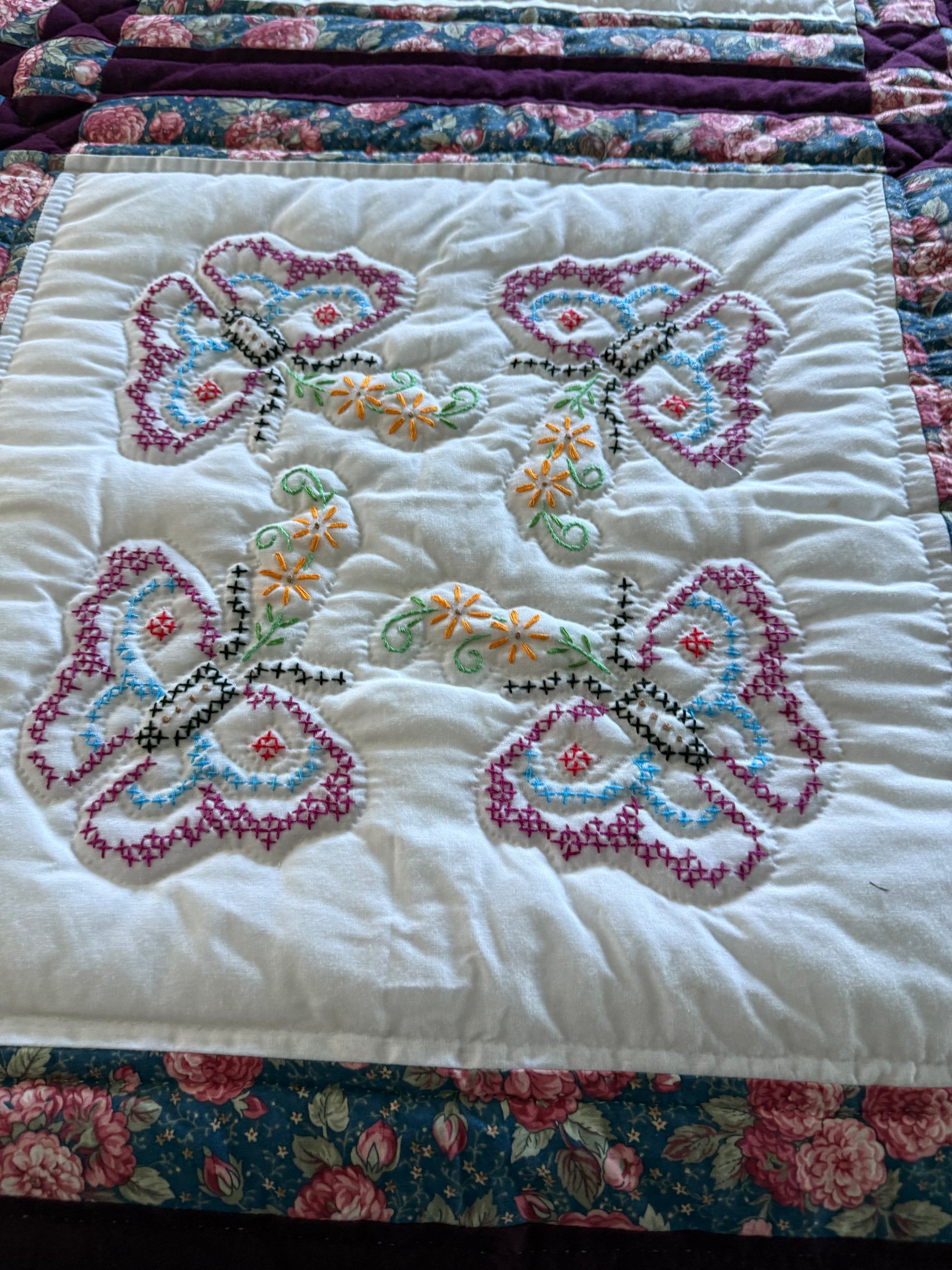 Amish Quilt (Cross Stitch w/ butterflies) - Simple Life Amish Store