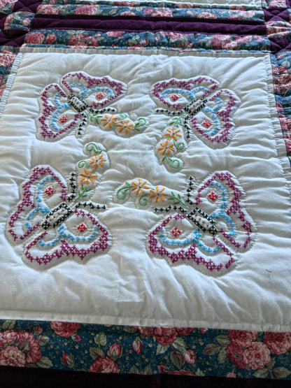 Amish Quilt (Cross Stitch w/ butterflies) - Simple Life Amish Store