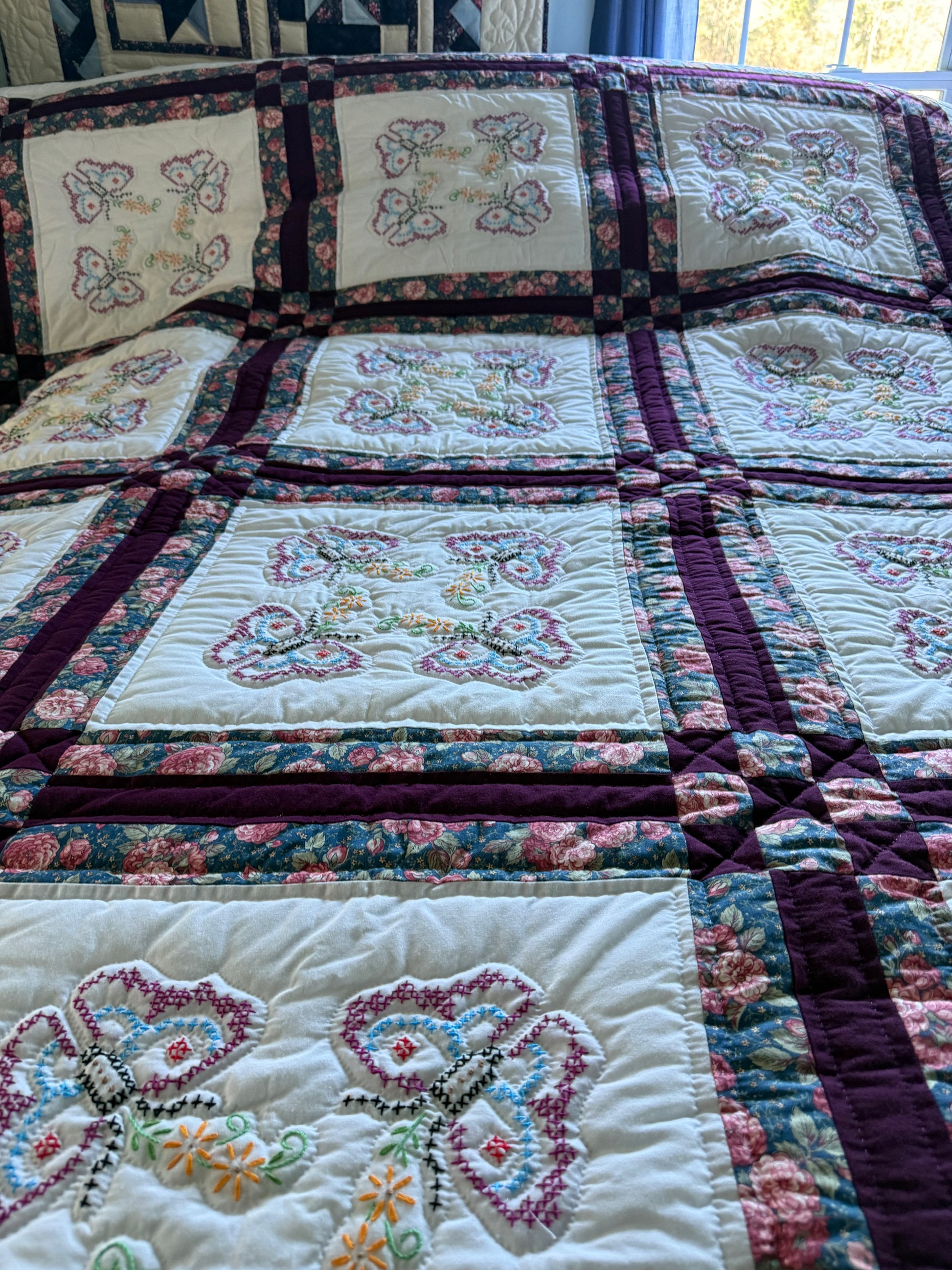 Amish Quilt (Cross Stitch w/ butterflies) - Simple Life Amish Store