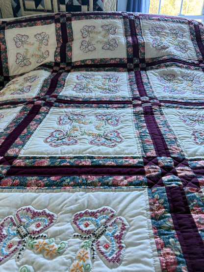 Amish Quilt (Cross Stitch w/ butterflies) - Simple Life Amish Store
