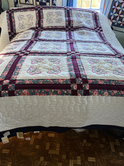 Amish Quilt (Cross Stitch w/ butterflies) - Simple Life Amish Store