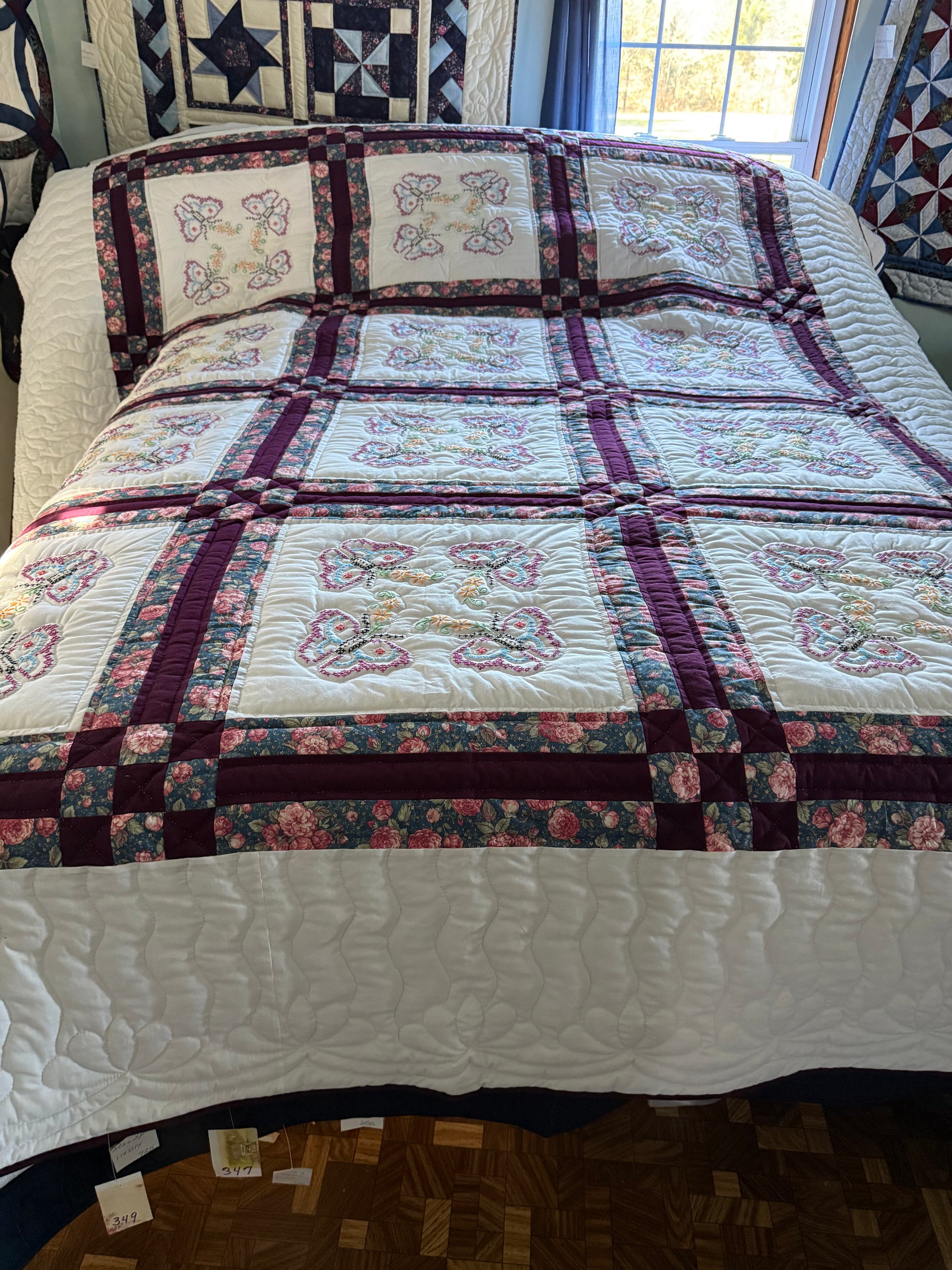 Amish Quilt (Cross Stitch w/ butterflies) - Simple Life Amish Store