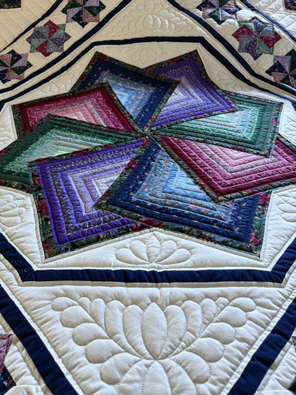Amish Quilt (Star Spin) - Simple Life Amish Store