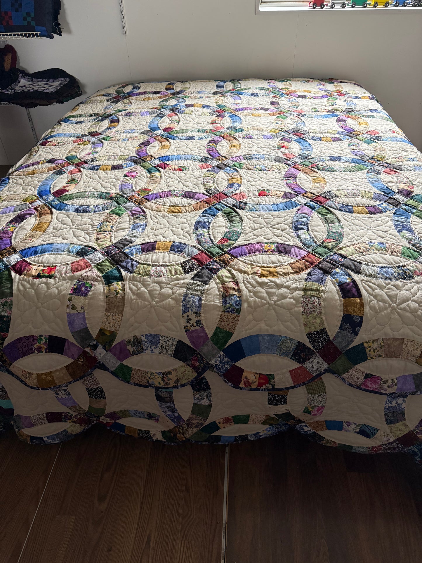 Amish Quilt (Wedding Ring) Queen size