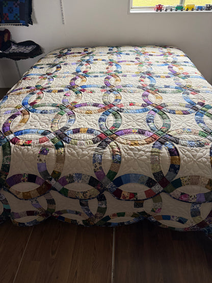 Amish Quilt (Wedding Ring) Queen size
