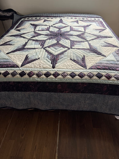 Amish Quilt (Mariner’s Star) King or Queen