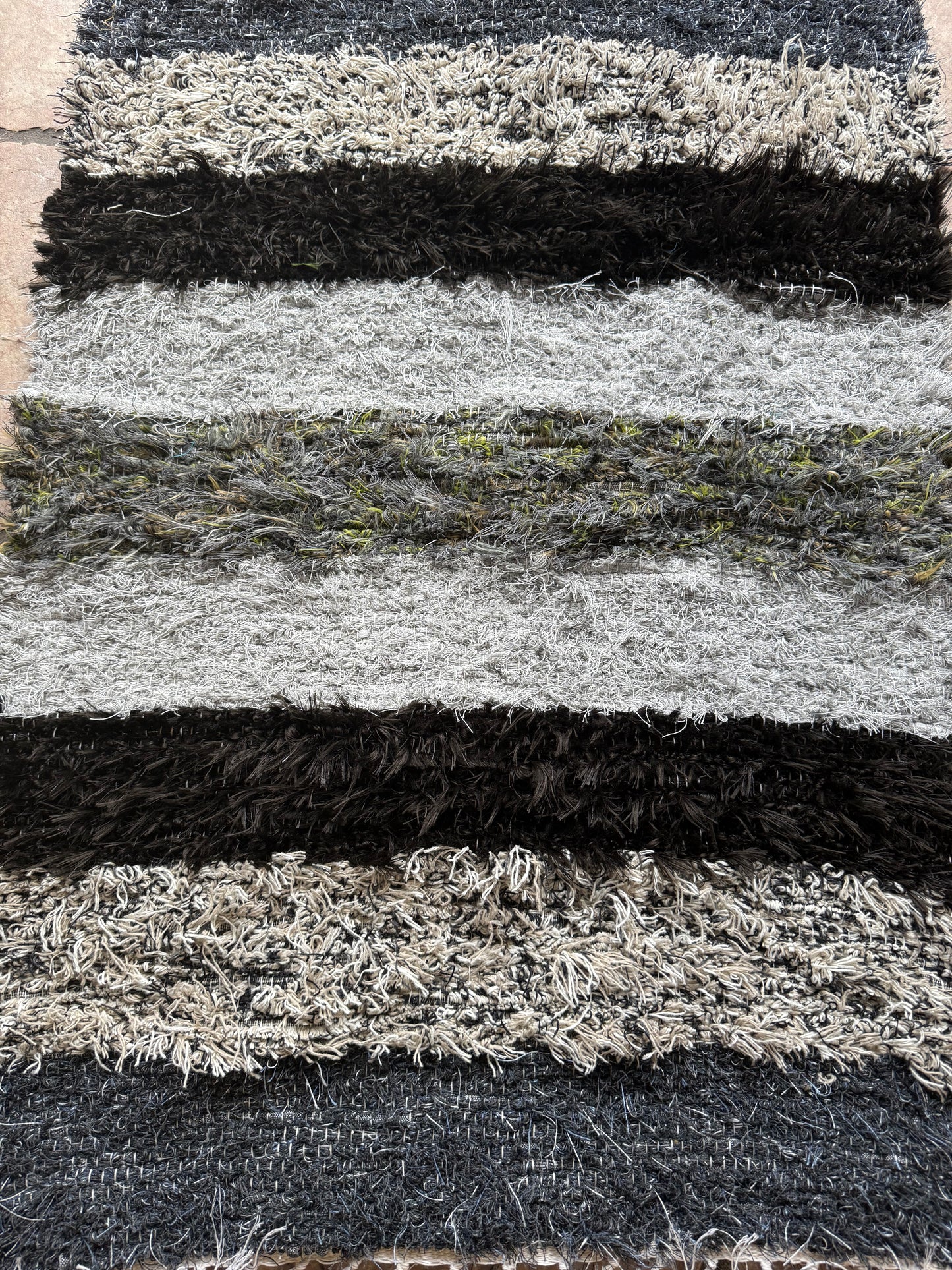 Amish Made Woven Rugs ((Black, grey, white) (26” x 44”) - Simple Life Amish Store