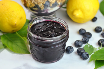 Amish made Blueberry/lemon jam and potholder set!