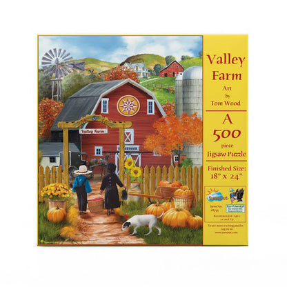 0838 Valley Farm 500 pc Puzzle