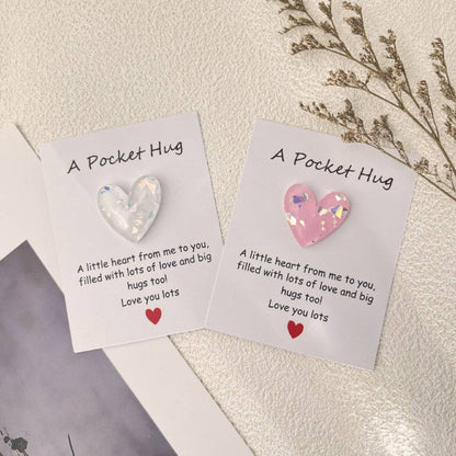 Pocket Hug Confetti Heart – Your Sparkle of Joy & Comfort - Simple Life Amish Store