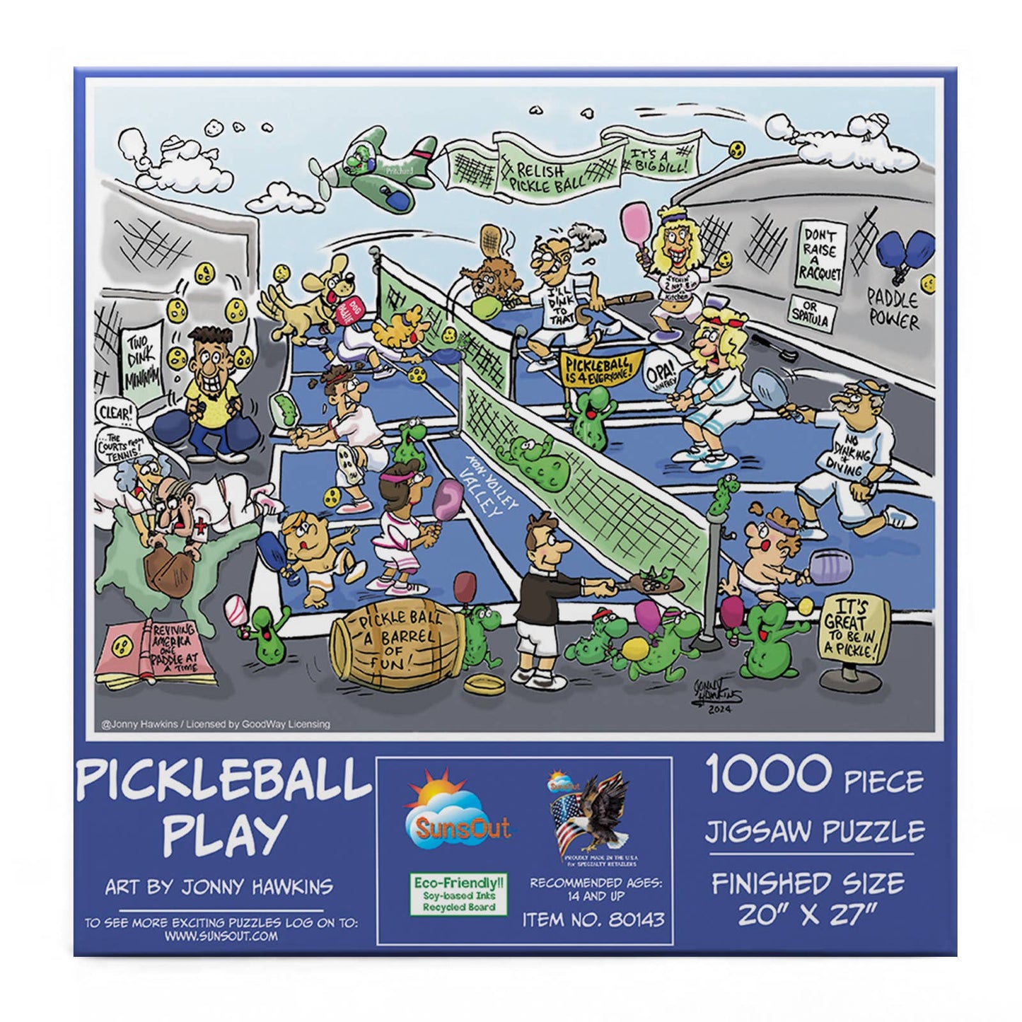5382 Pickleball Play 1000 pc Puzzle - Simple Life Amish Store