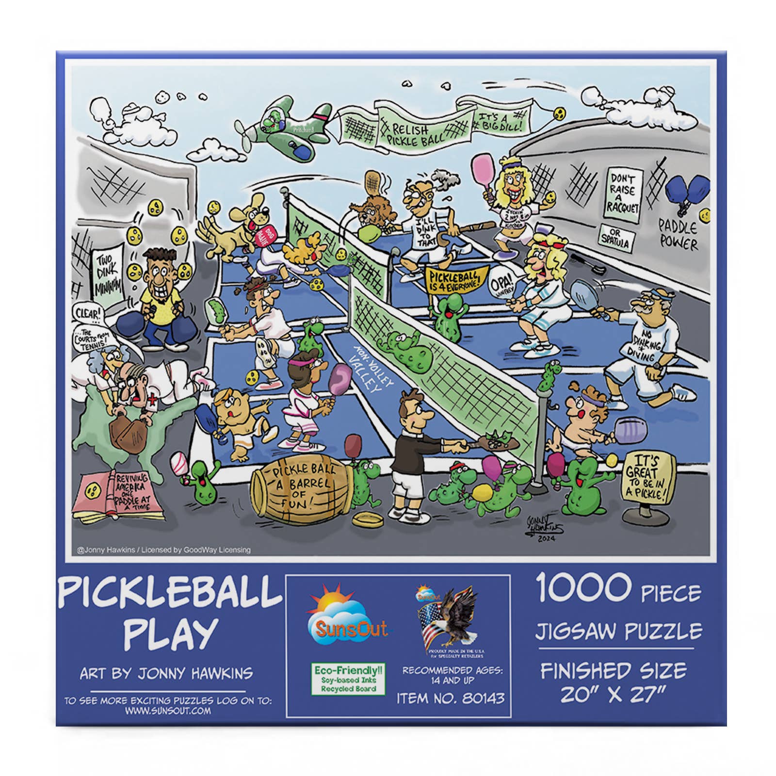 5382 Pickleball Play 1000 pc Puzzle - Simple Life Amish Store