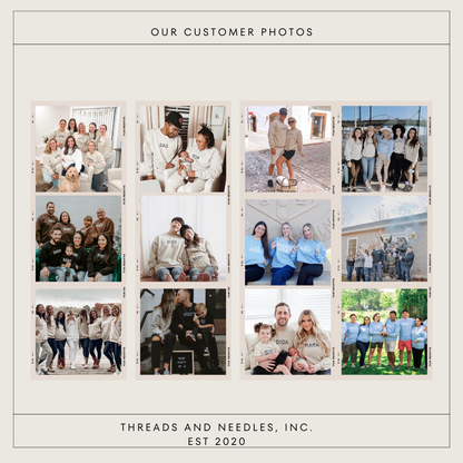 Custom Crewneck Sweatshirt!  You design what you want it to say!