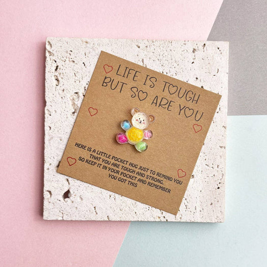 Pocket Hug Rainbow Bear - Simple Life Amish Store