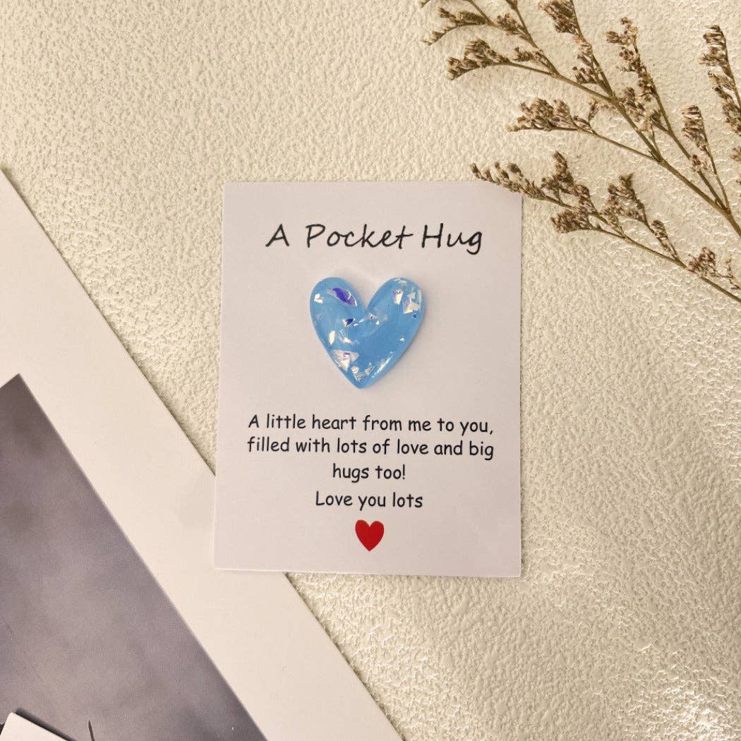 Pocket Hug Confetti Heart – Your Sparkle of Joy & Comfort - Simple Life Amish Store
