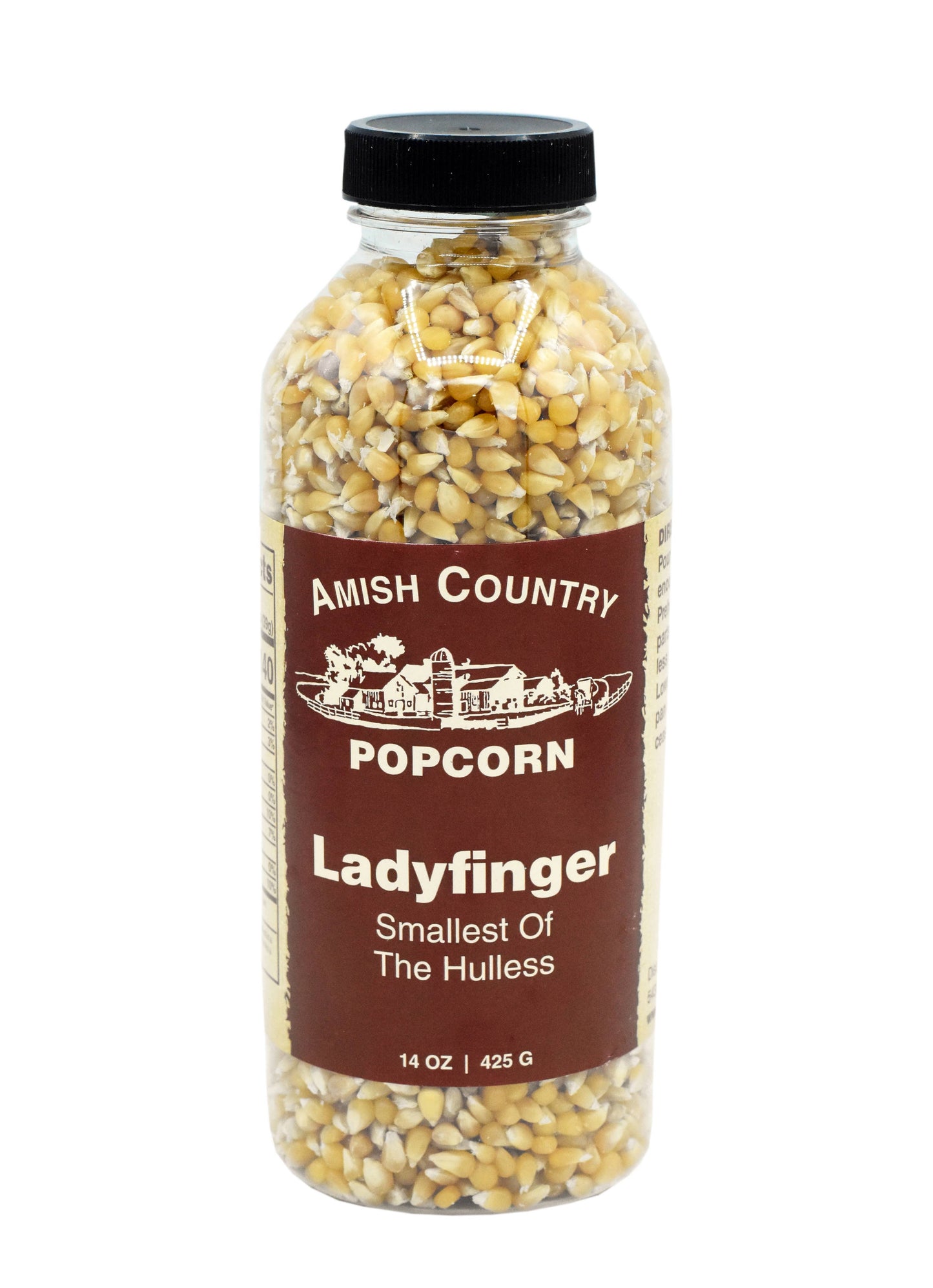14oz Bottles of  Unique Popcorn - Simple Life Amish Store