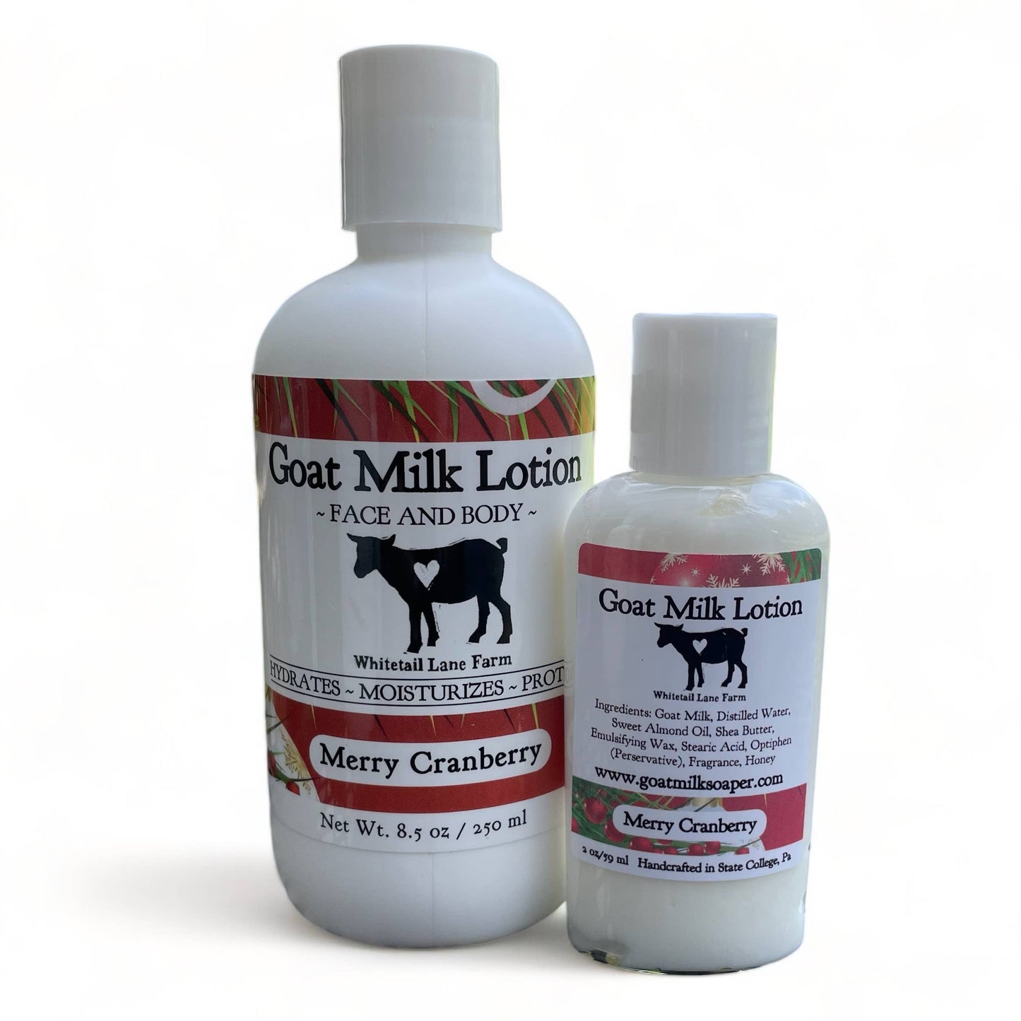 Goat Milk Lotion - Merry Cranberry