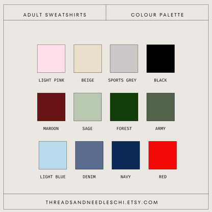 Custom Crewneck Sweatshirt!  You design what you want it to say!