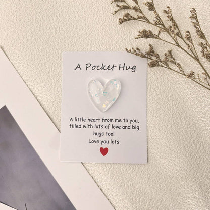 Pocket Hug Confetti Heart – Your Sparkle of Joy & Comfort - Simple Life Amish Store