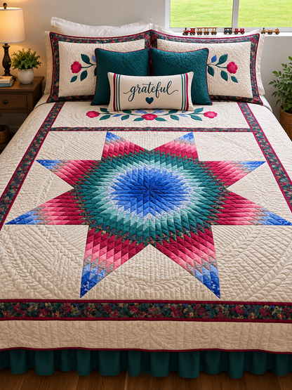 Quilt-Amish Handmade-Radiant Star