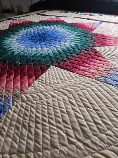 Quilt-Amish Handmade-Radiant Star