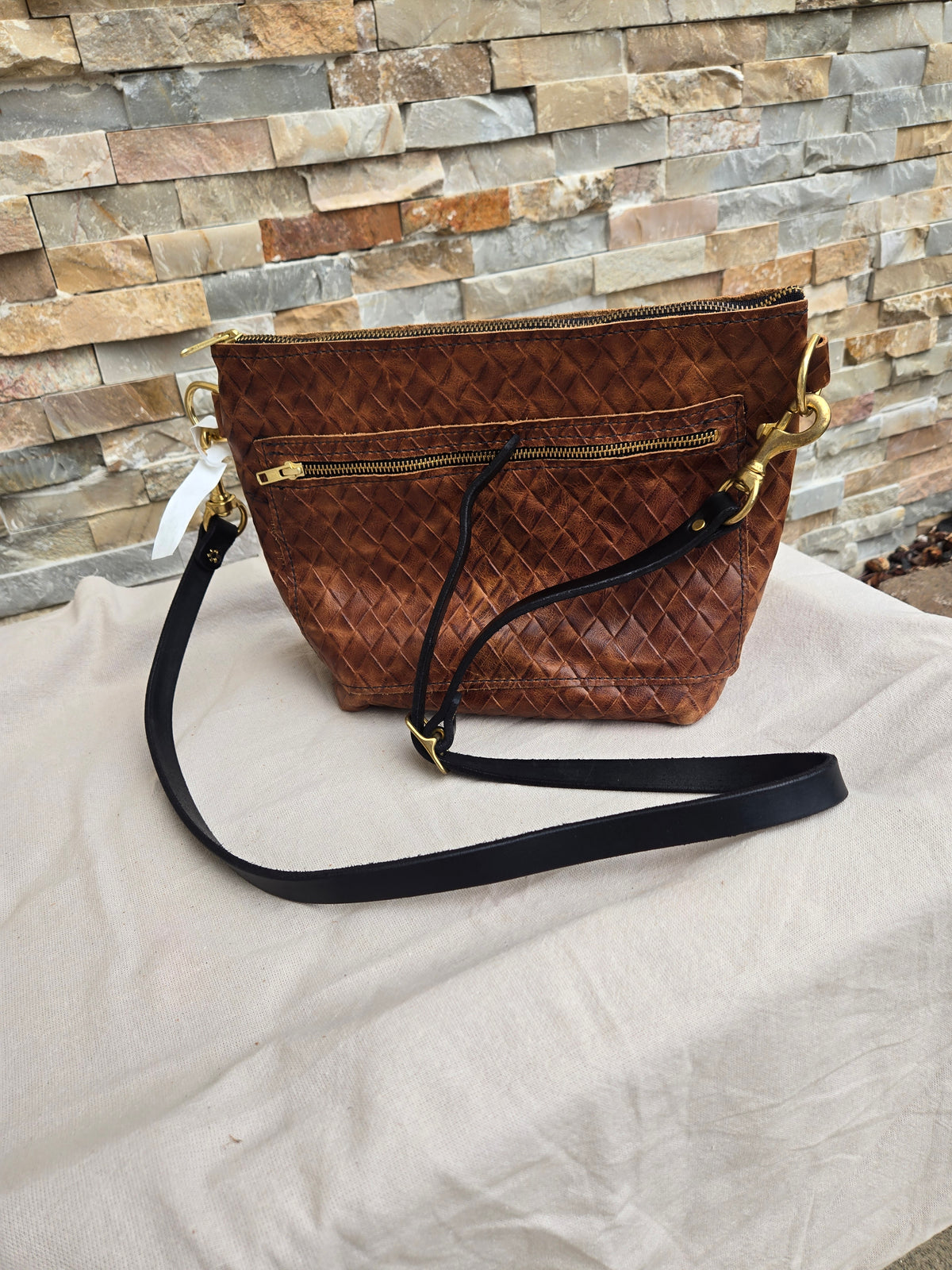 Unique Leather Tote/Purse -  Handmade CUSTOM Leather Tote/Purse by local Amish Artisans (MADE TO ORDER!)  Size MEDIUM - Simple Life Amish Store