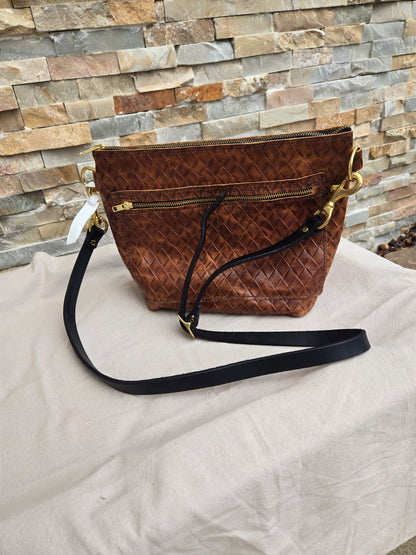 Unique Leather Tote/Purse -  Handmade CUSTOM Leather Tote/Purse by local Amish Artisans (MADE TO ORDER!)  Size MEDIUM - Simple Life Amish Store