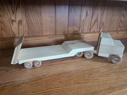 Amish-Made Flat Bed Semi