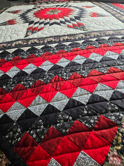 Quilt-Amish Handmade-Lone Star Common