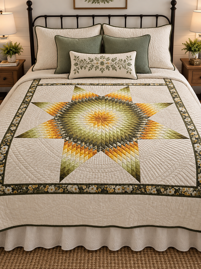 Quilt-Amish Handmade-Radiant Star