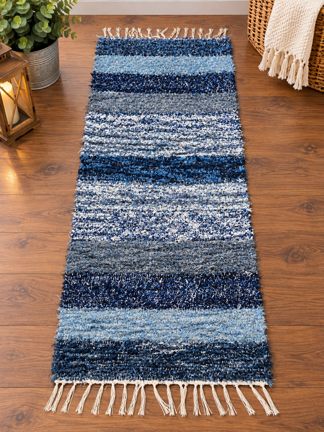 Amish made hand-woven 5-foot runner