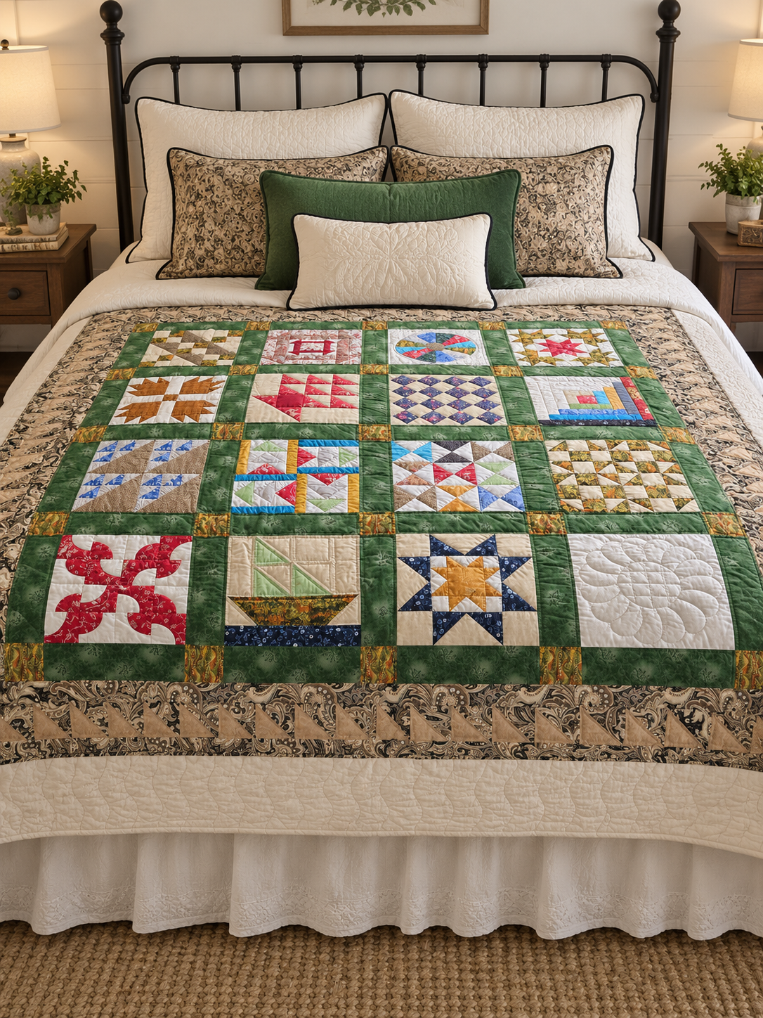 Quilt-Amish Handmade-Underground railroad