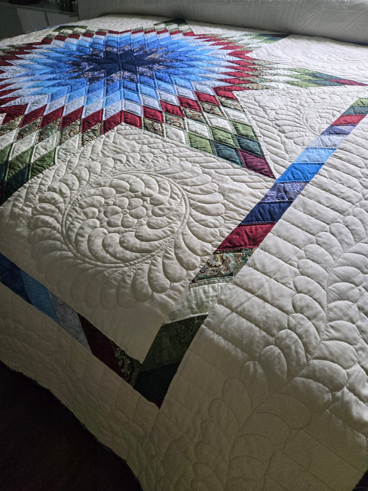 Quilt-Amish Handmade-Lone Star